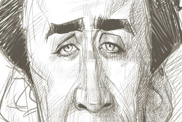 Karikatur Zeichnen Demo Nicolas Cage